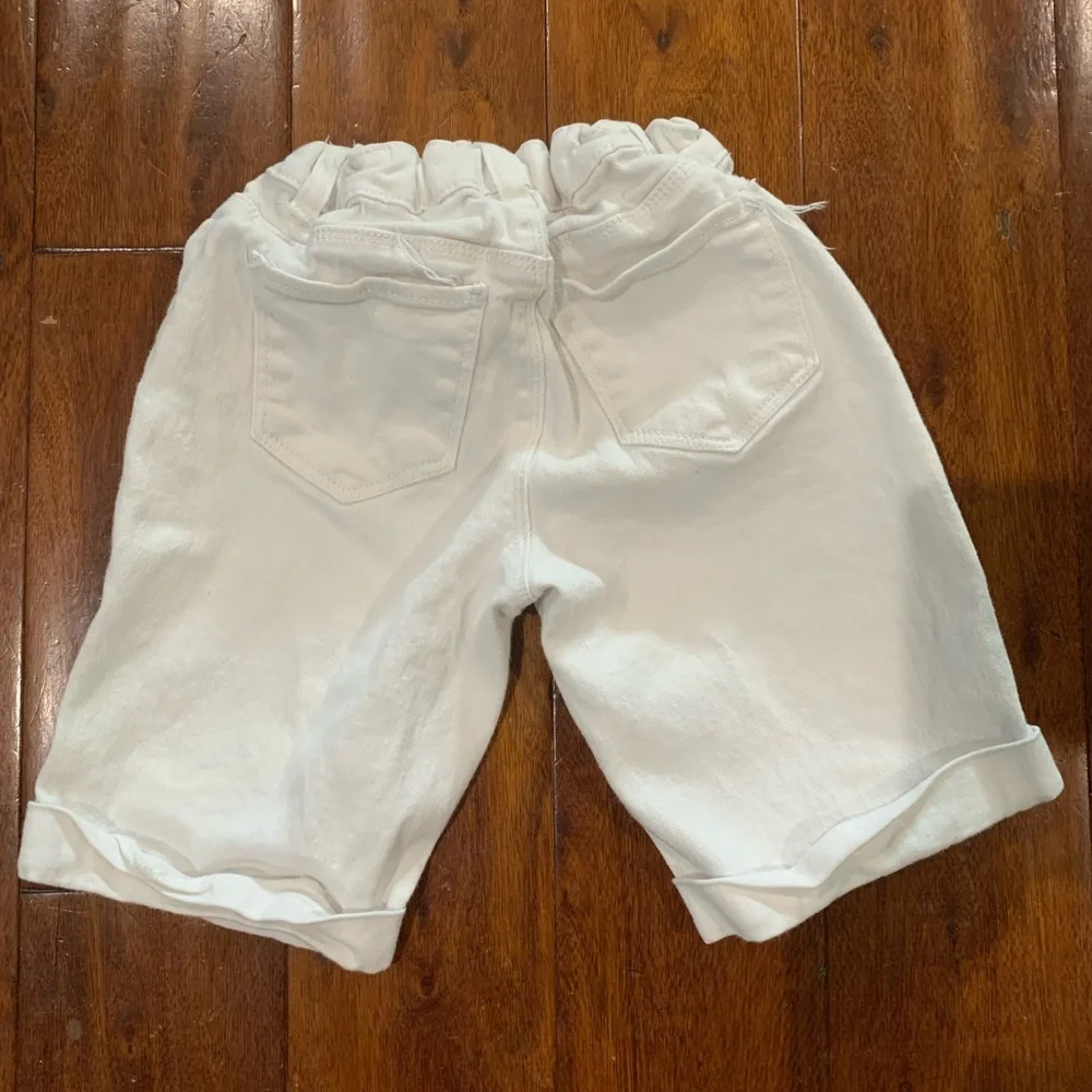Girls Arizona white jean shorts - Picture 2 of 2